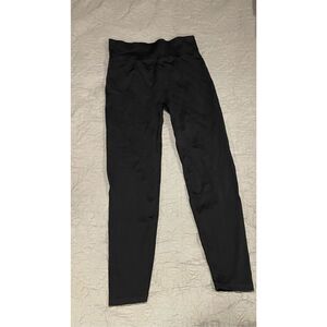 PINK Black Leggings Skinny Stretchy 27”